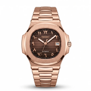 Nautilus Arabic Rose Gold Chocolate