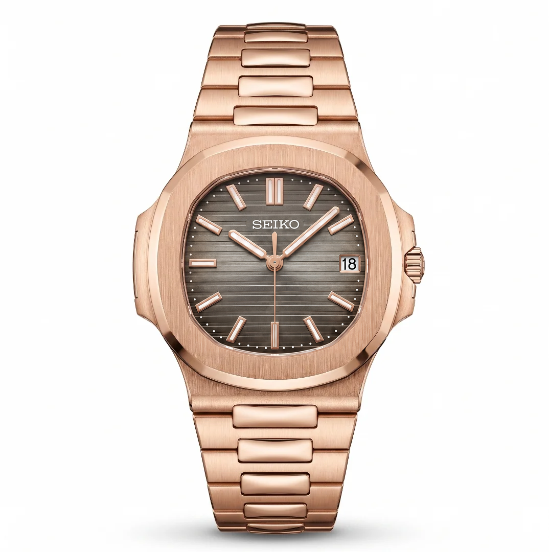 Nautilus Rose Gold Brown Reglage watch