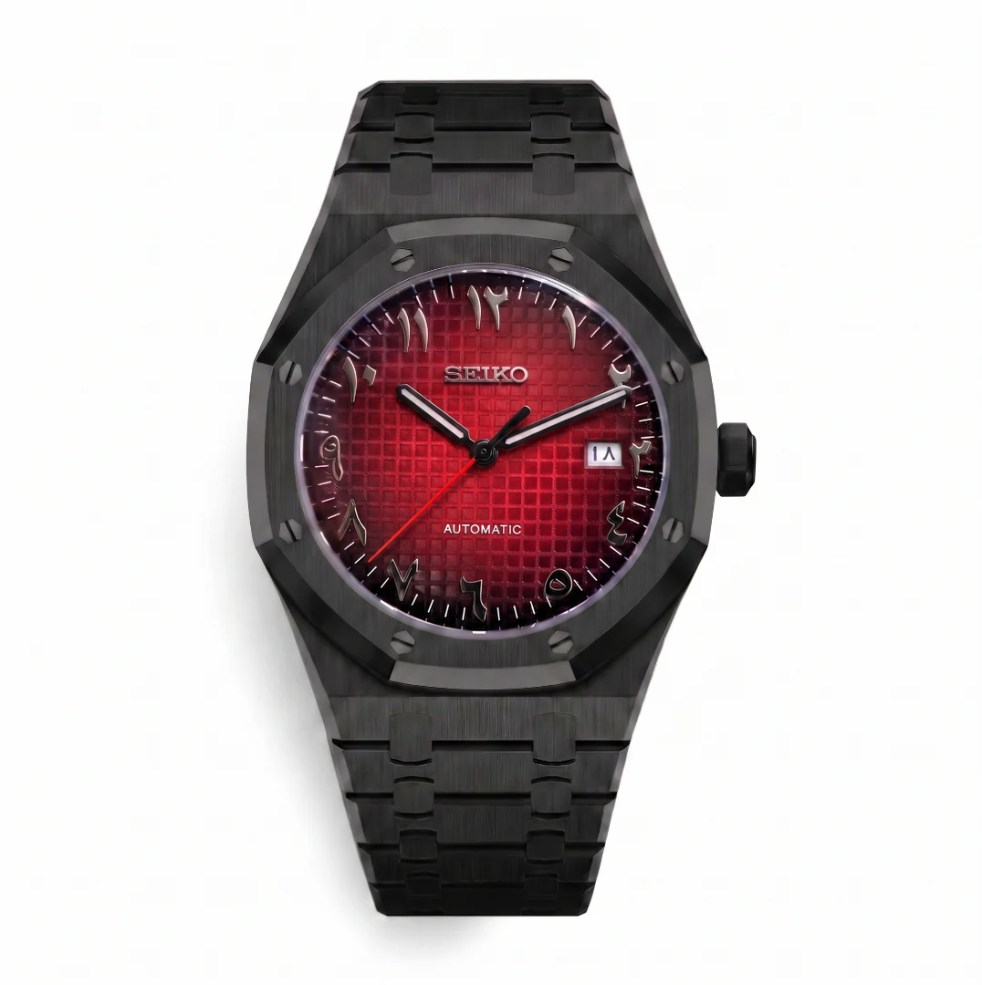 Royal Oak Arabic Black Red Reglage watch