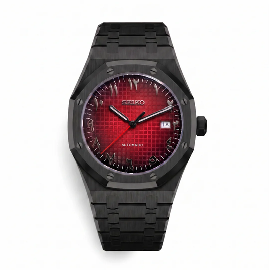 Royal Oak Arabic Black Red Reglage watch