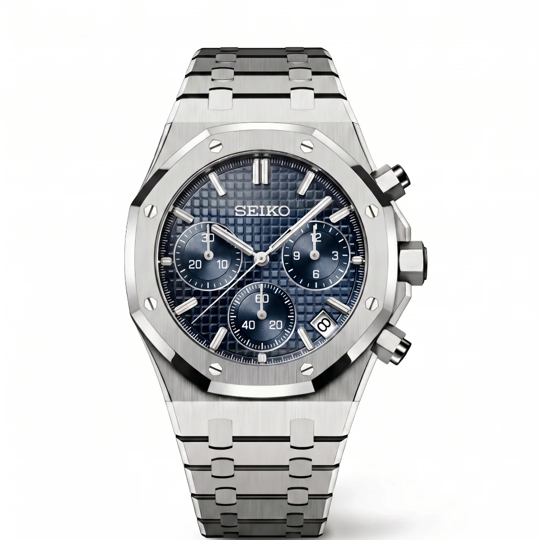 Royal Oak Chrono Full Blue Reglage watch