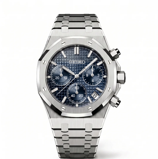 Royal Oak Chrono Full Blue Reglage watch
