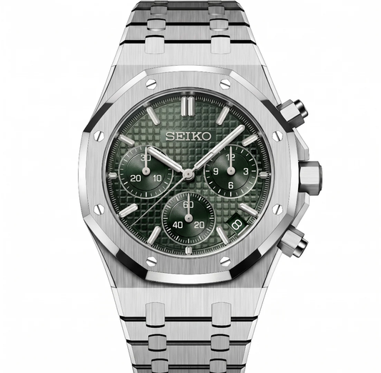Royal Oak Chrono Green Reglage watch