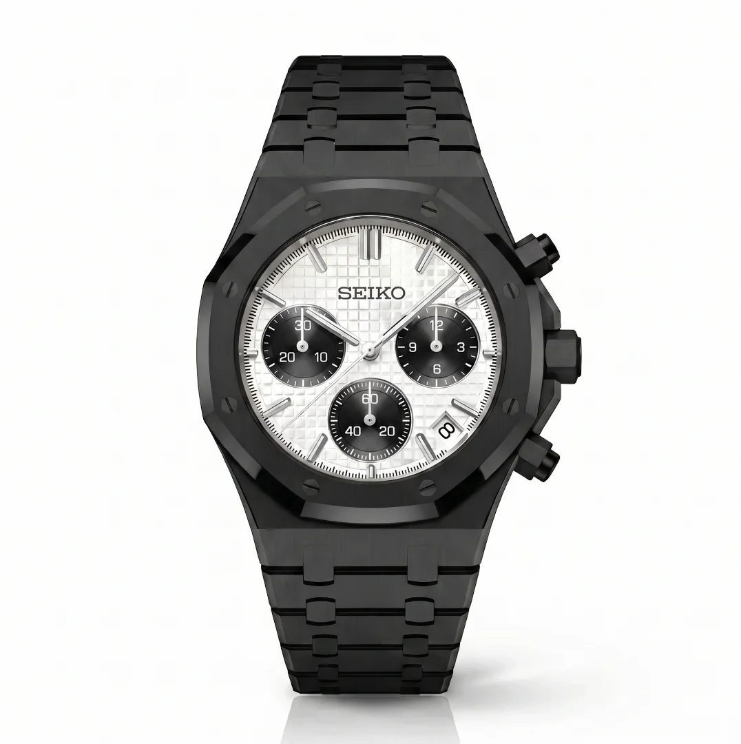 Royal Oak Full Black White Reglage watch