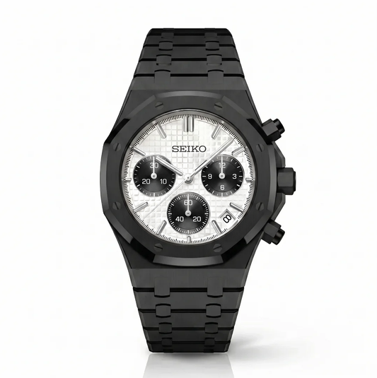 Royal Oak Full Black White Reglage watch