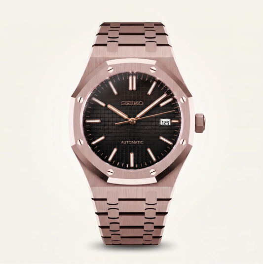 Royal Oak Rose Gold Black Reglage watch