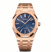 Royal Oak Rose Gold Blue