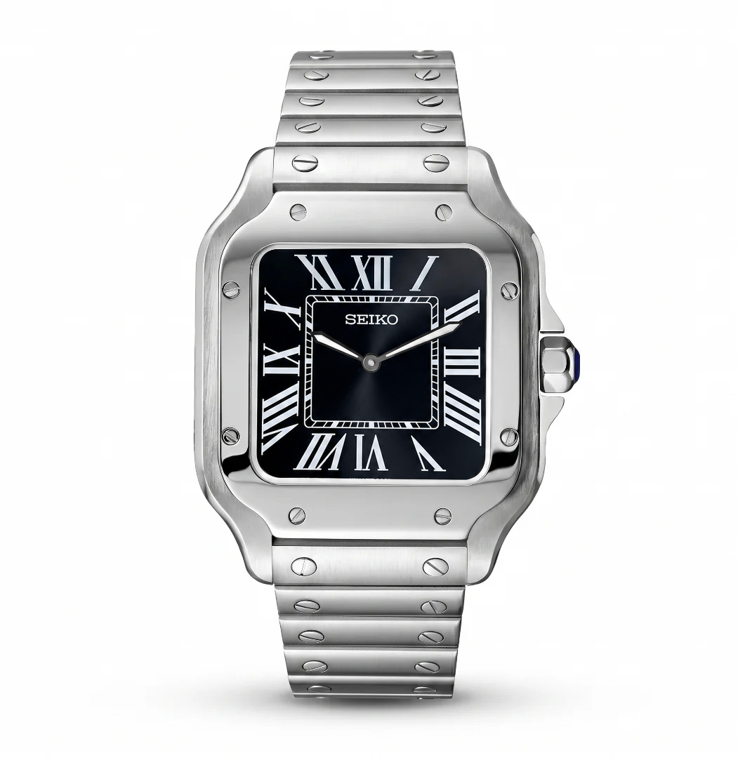 Santos Black Reglage watch