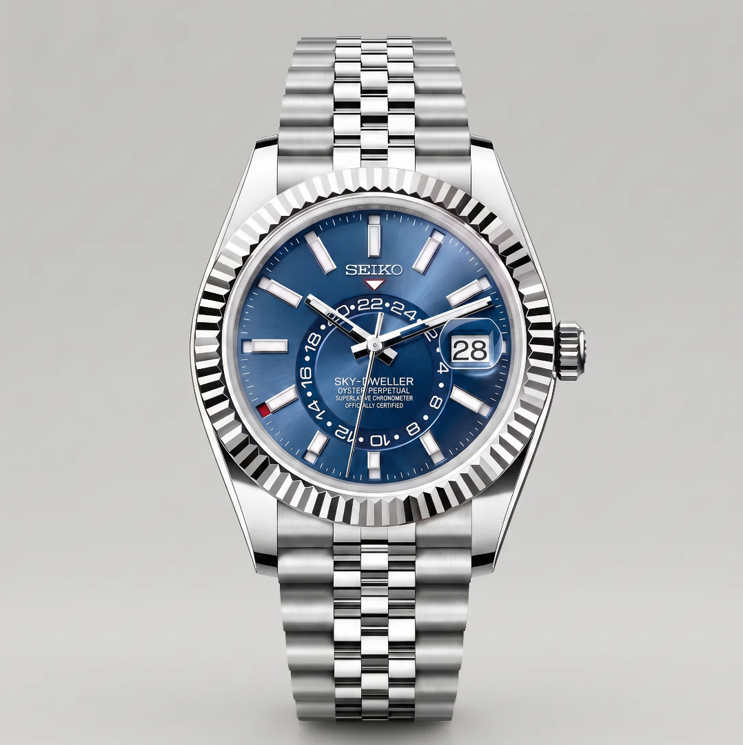 Sky Dweller Blue Reglage watch