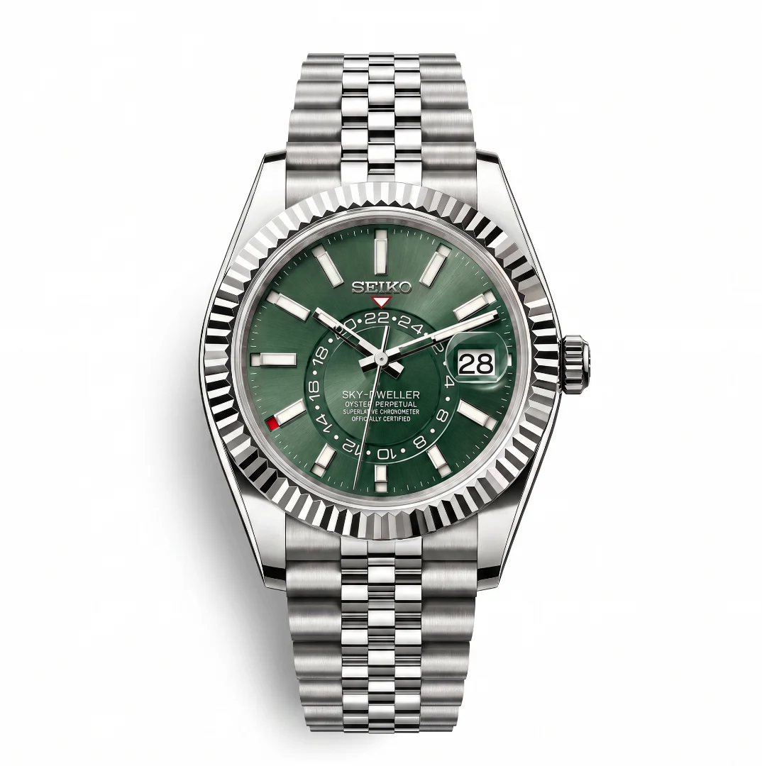 Sky Dweller Green Reglage watch