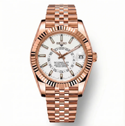 Sky Dweller Rose Gold White