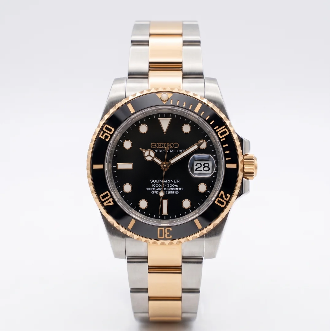 Submariner Two-Tone Black Reglage watch