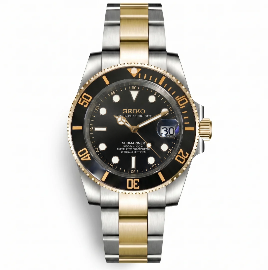 Submarinet Two-Tone Black Reglage watch