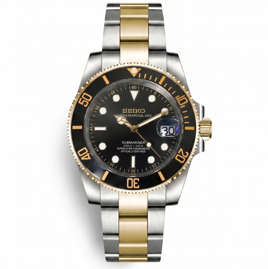 Submarinet Two-Tone Black Reglage watch