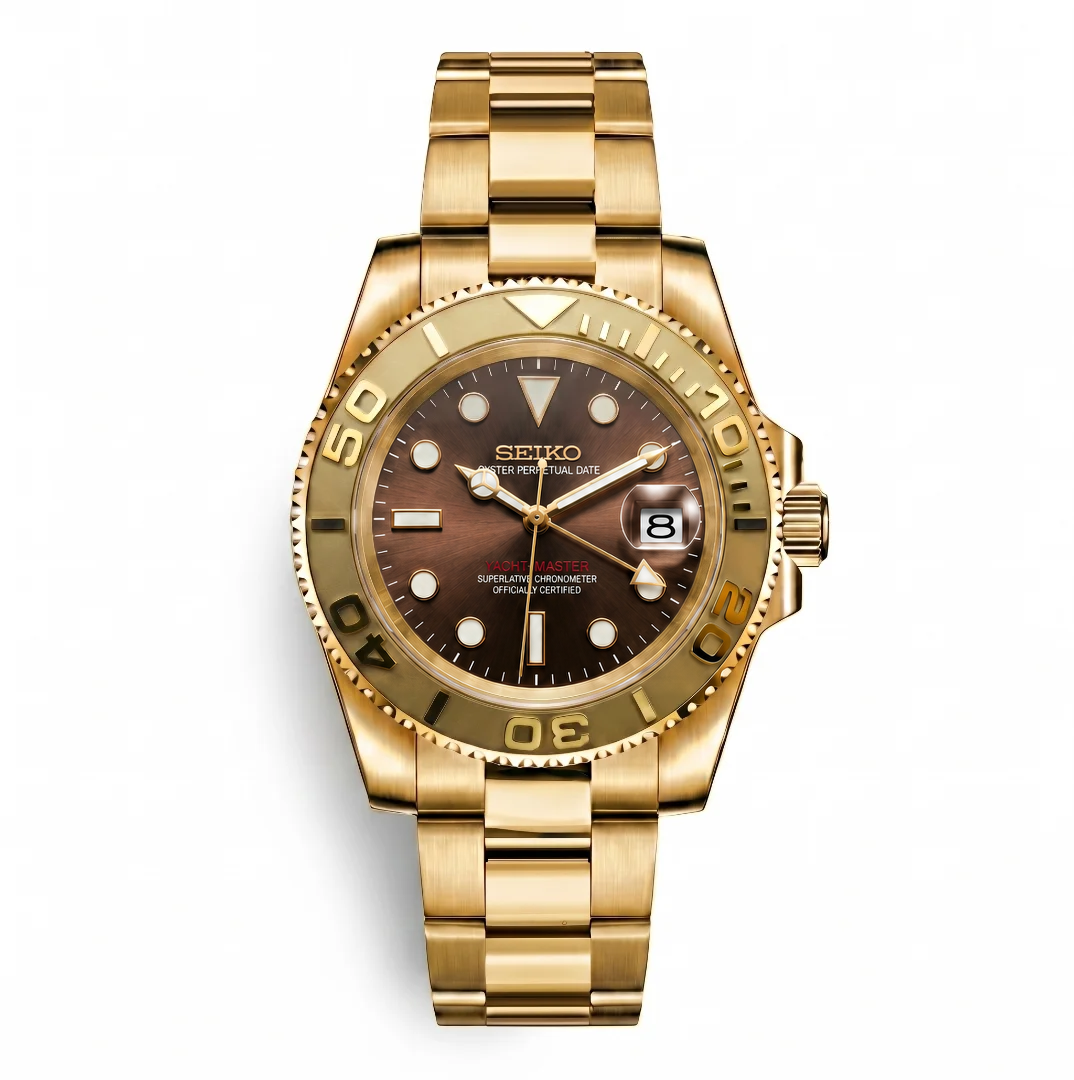 Yacht-Master Full Gold Chocolate Reglage watch
