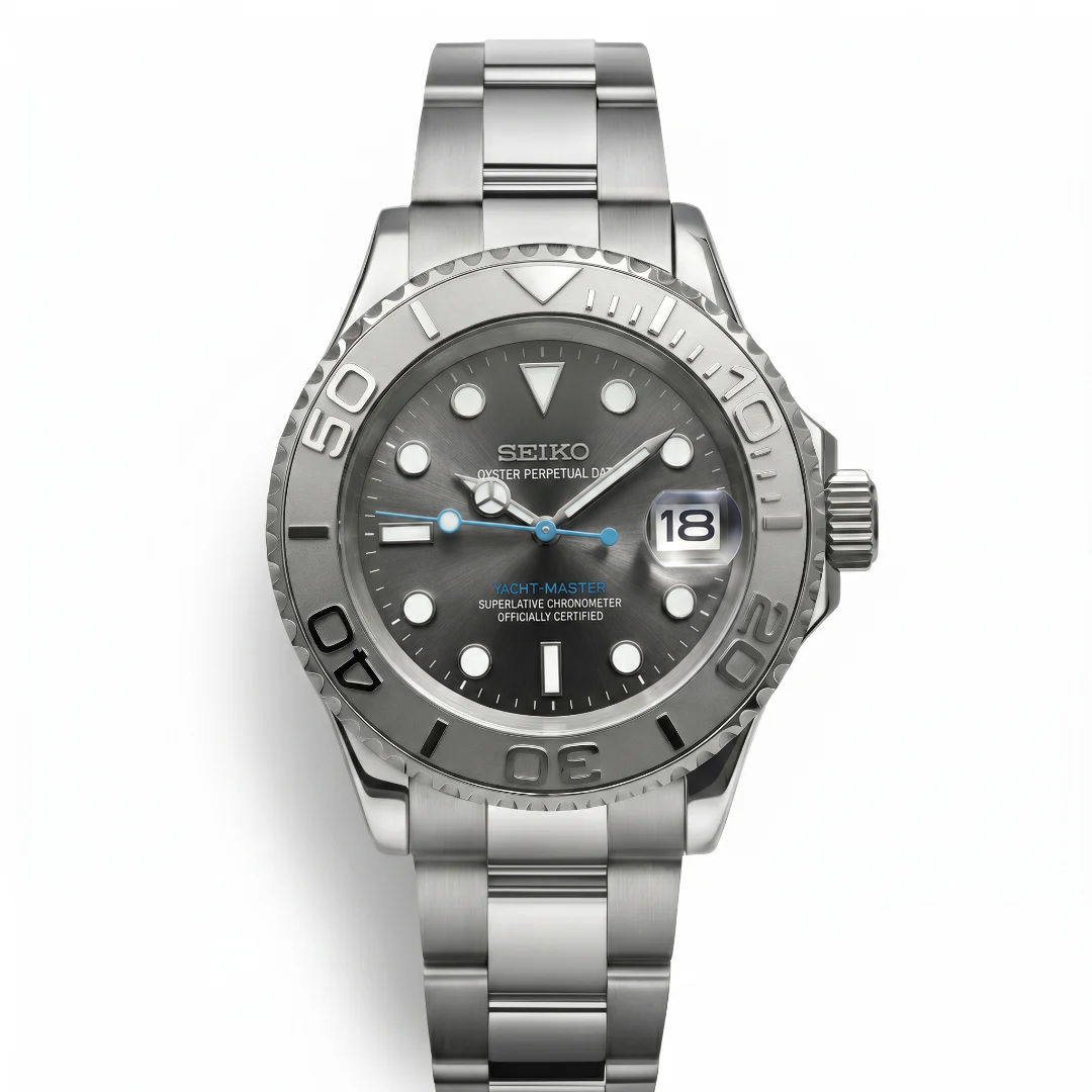 Yacht-Master Grey Rhodium Reglage watch