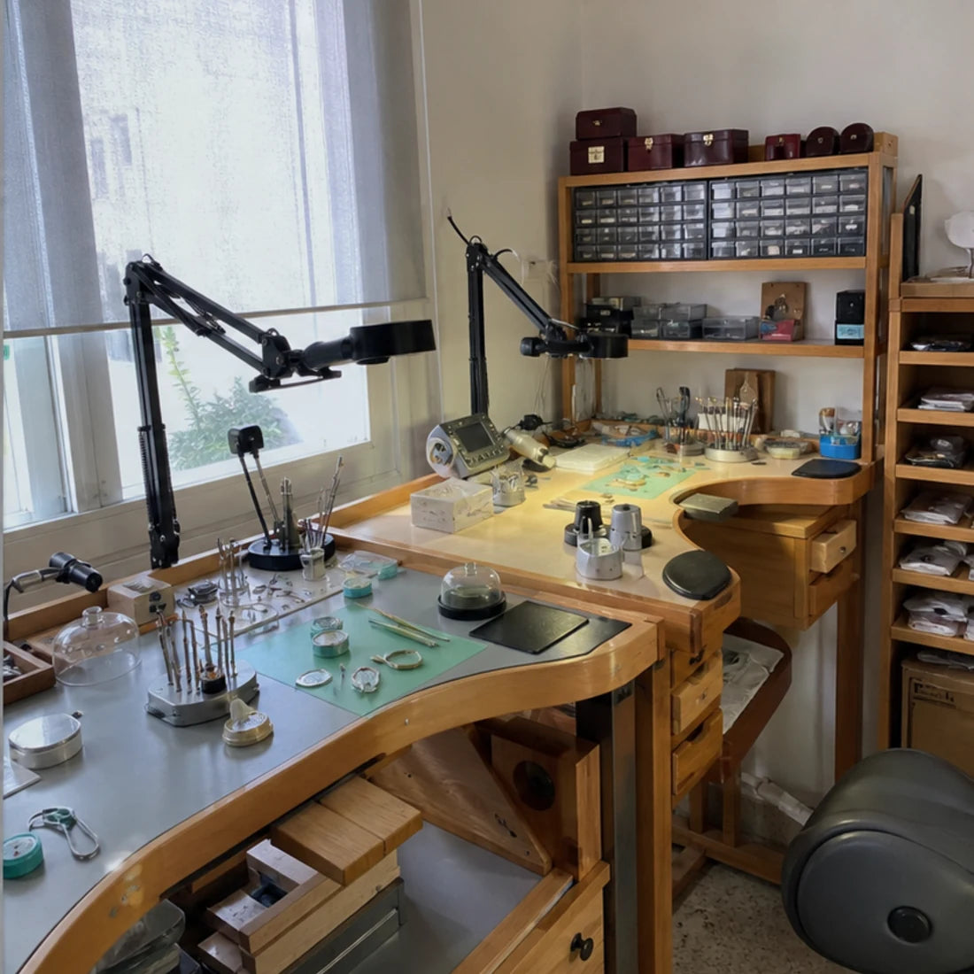 The present-day Reglage atelier in Athens